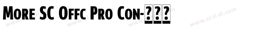 More SC Offc Pro Con字体转换